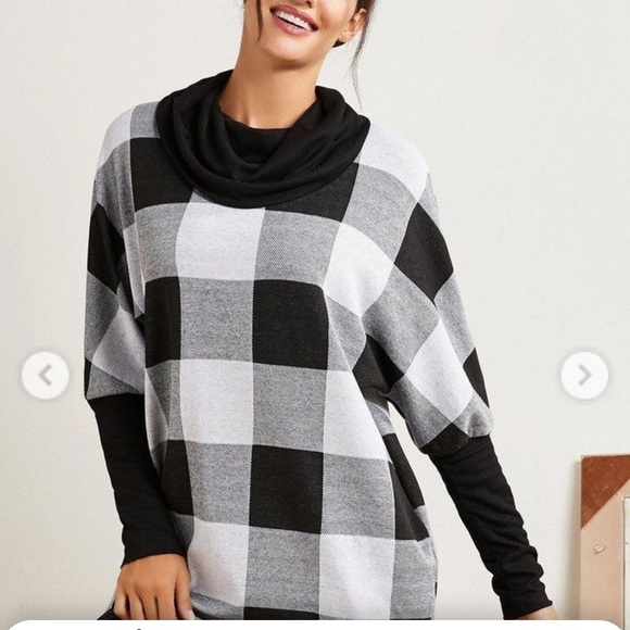 💜NWT 3X Suzanne Betro Cowl Neck Tunic💜 - Picture 4 of 5